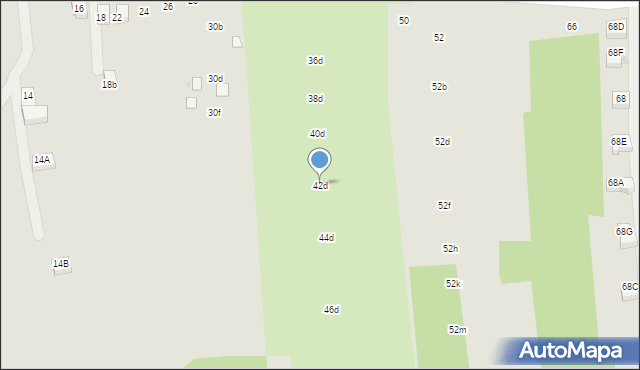 Myślenice, Solidarności, 42d, mapa Myślenice