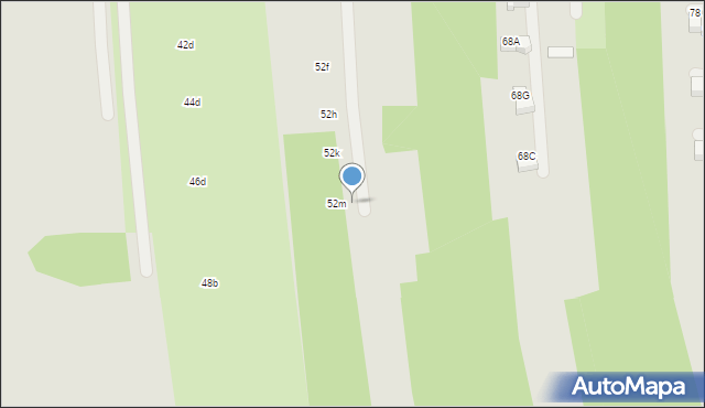 Myślenice, Solidarności, 52n, mapa Myślenice