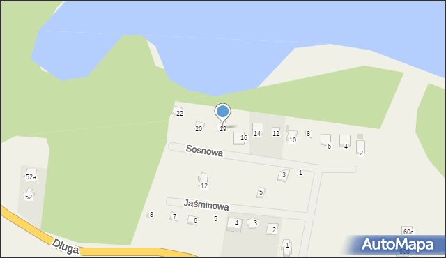 Narty, Sosnowa, 19, mapa Narty