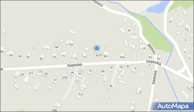 Nisko, Sopocka, 70, mapa Nisko