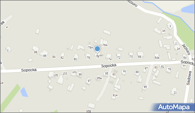 Nisko, Sopocka, 76, mapa Nisko