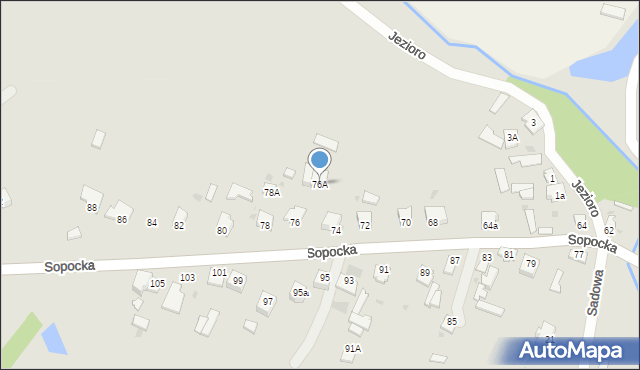 Nisko, Sopocka, 76A, mapa Nisko
