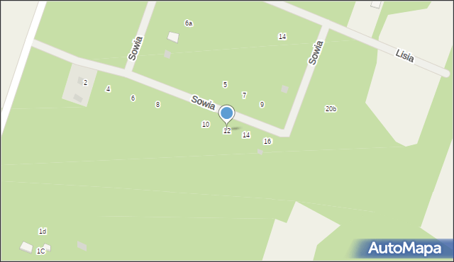 Nowa Łuka, Sowia, 12, mapa Nowa Łuka