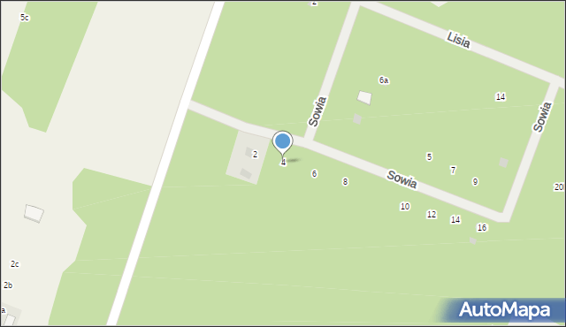 Nowa Łuka, Sowia, 4, mapa Nowa Łuka