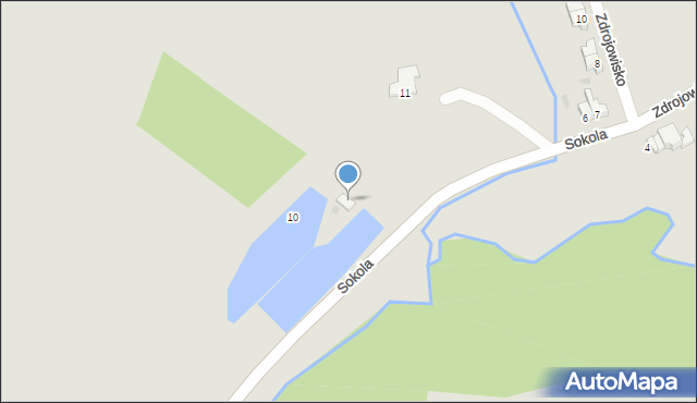 Nowa Ruda, Sokola Józefa, płk., 10, mapa Nowa Ruda