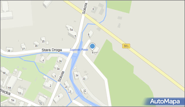 Nowa Ruda, Sokola Józefa, płk., 7, mapa Nowa Ruda