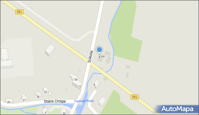 Nowa Ruda, Sokola Józefa, płk., 8, mapa Nowa Ruda