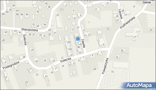 Ochojno, Sołecka, 8c, mapa Ochojno