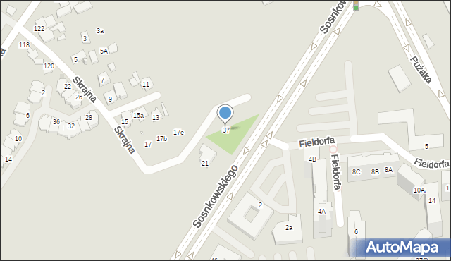 Opole, Sosnkowskiego Kazimierza, gen., 37, mapa Opola