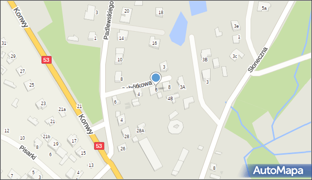 Ostrołęka, Sobótkowa, 6, mapa Ostrołęka