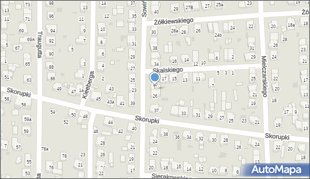 Ostrów Wielkopolski, Sowińskiego Józefa, gen., 28, mapa Ostrów Wielkopolski