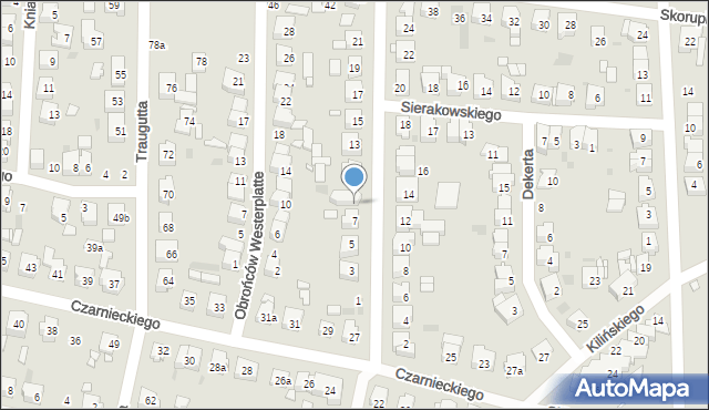 Ostrów Wielkopolski, Sowińskiego Józefa, gen., 9, mapa Ostrów Wielkopolski