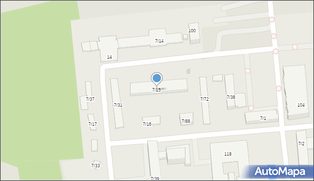 Otwock, Sołtana Andrzeja, 7/15, mapa Otwock