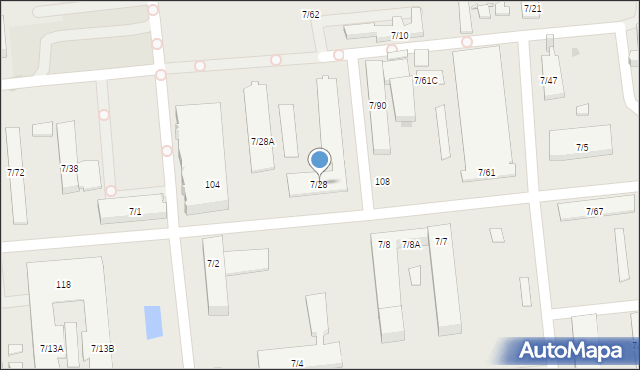 Otwock, Sołtana Andrzeja, 7/28, mapa Otwock