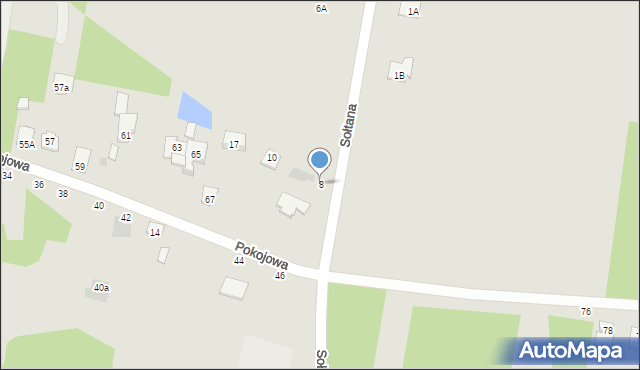 Otwock, Sołtana Andrzeja, 8, mapa Otwock