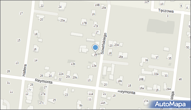 Ożarów Mazowiecki, Sowińskiego Józefa, gen., 15, mapa Ożarów Mazowiecki