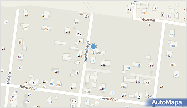 Ożarów Mazowiecki, Sowińskiego Józefa, gen., 20, mapa Ożarów Mazowiecki