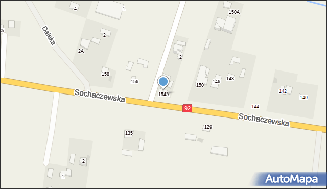 Paprotnia, Sochaczewska, 154A, mapa Paprotnia
