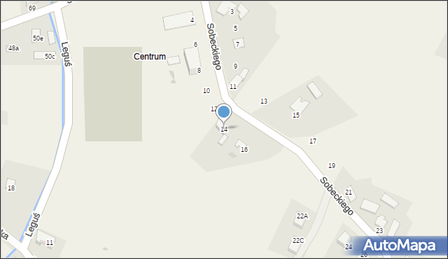 Pierściec, Sobeckiego Henryka, ks., 14, mapa Pierściec