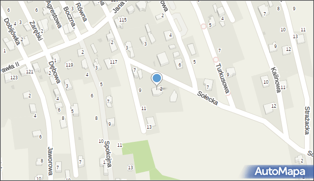 Pietrzykowice, Sołecka, 4, mapa Pietrzykowice