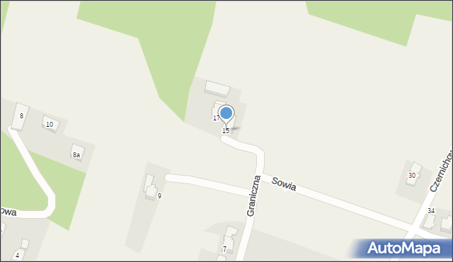 Pisarzowice, Sowia, 15, mapa Pisarzowice