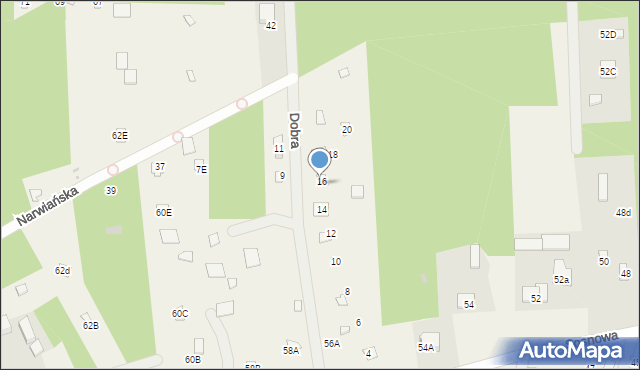 Poddębie, Sosnowa, 56G, mapa Poddębie