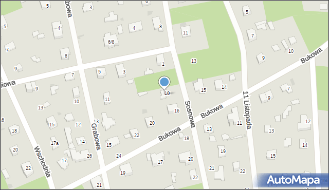 Podkowa Leśna, Sosnowa, 14, mapa Podkowa Leśna