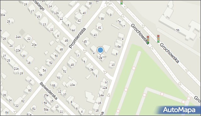 Poznań, Sowińskiego Józefa, gen., 2a, mapa Poznania