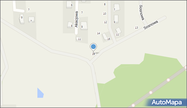 Prokowo, Sosnowa, 18, mapa Prokowo