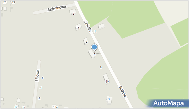 Przemków, Sokoła Antoniego, 6, mapa Przemków