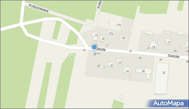 Przymiłowice, Sokola, 16, mapa Przymiłowice