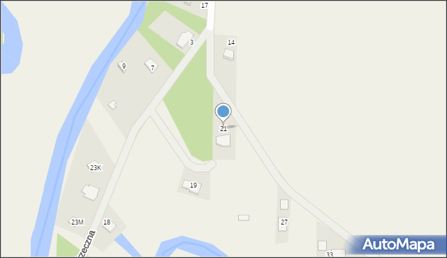 Przystań, Sosnowa, 21, mapa Przystań