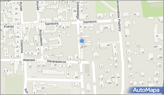 Puck, Sobieskiego, 17, mapa Puck