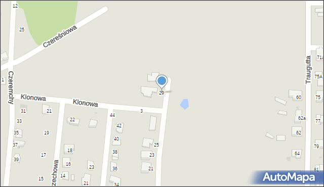 Pyskowice, Sosnowa, 29, mapa Pyskowice