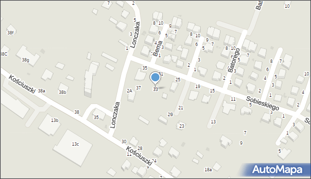 Radomyśl Wielki, Sobieskiego, 33, mapa Radomyśl Wielki