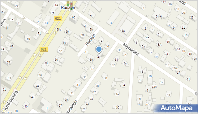 Raszyn, Sokolnickiego, 41, mapa Raszyn