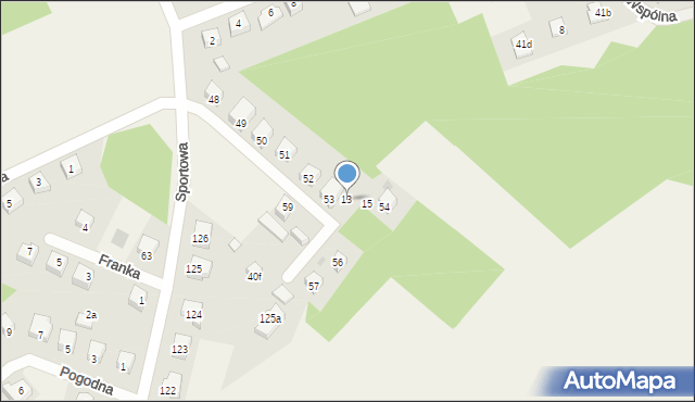 Rąty, Sosnowa, 13, mapa Rąty