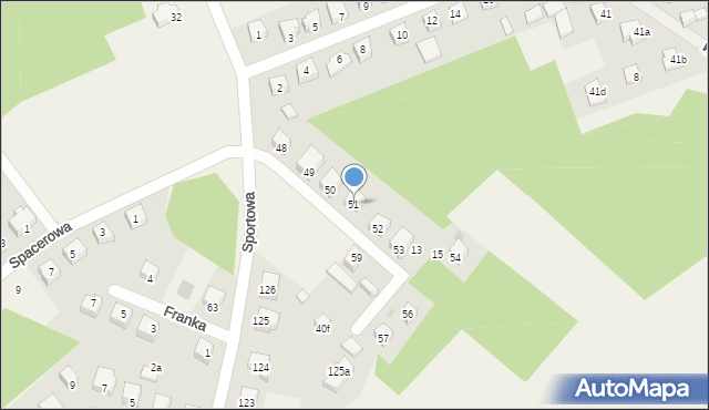 Rąty, Sosnowa, 7, mapa Rąty