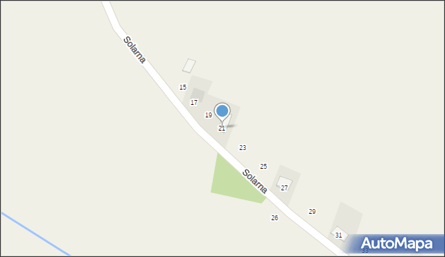 Rgielsko, Solarna, 21, mapa Rgielsko