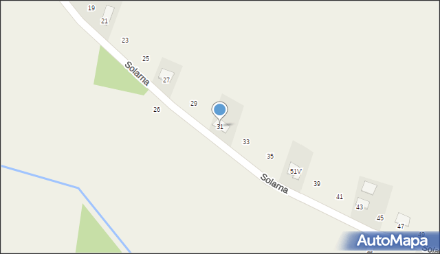Rgielsko, Solarna, 31, mapa Rgielsko