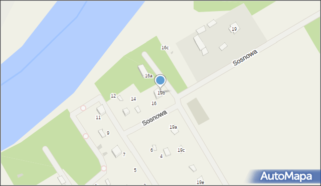 Rogóźno, Sosnowa, 19b, mapa Rogóźno