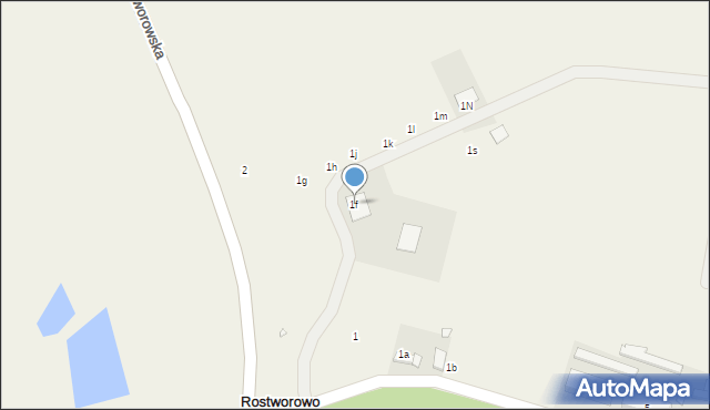 Rostworowo, Sobocka, 1f, mapa Rostworowo