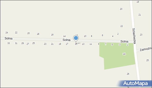 Różanka, Solna, 15, mapa Różanka