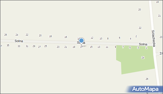 Różanka, Solna, 17, mapa Różanka