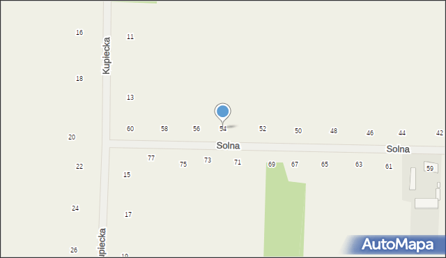 Różanka, Solna, 54, mapa Różanka