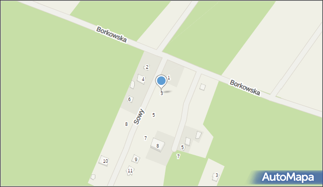 Ruda, Sowy, 3, mapa Ruda