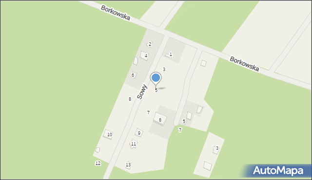 Ruda, Sowy, 5, mapa Ruda