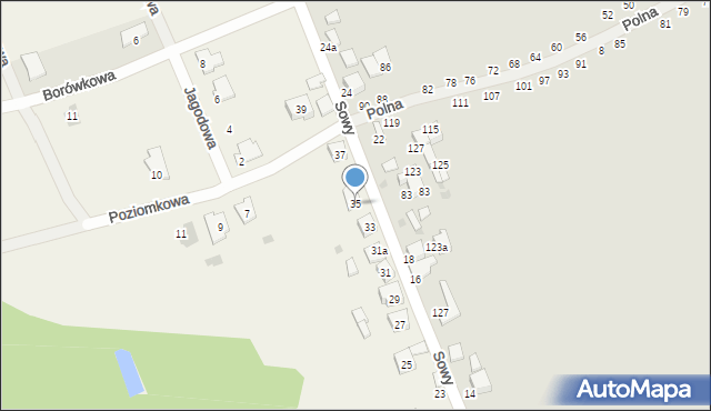 Ruda, Sowy-Visa Wincentego, 35, mapa Ruda