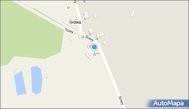 Ruda, Sowy-Visa Wincentego, 41, mapa Ruda