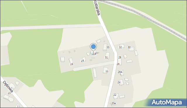 Rudy, Sobieskiego, 11A, mapa Rudy